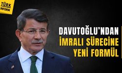 Davutoğlu’ndan İmralı sürecine yeni formül
