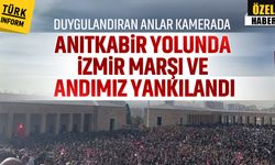 Duygulandıran anlar kamerada: Anıtkabir yolunda İzmir Marşı ve Andımız yankılandı