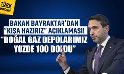 Bakan Bayraktar’dan “kışa hazırız” açıklaması! “Doğal gaz depolarımız yüzde 100 doldu”