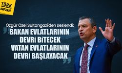 Özgür Özel Sultangazi'den seslendi: "Bakan evlatlarının devri bitecek, vatan evlatlarının devri başlayacak"