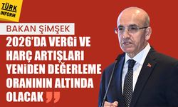 Bakan Şimşek: "2026’da vergi ve harç artışları, yeniden değerleme oranının altında olacak"