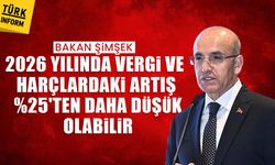 Bakan Şimşek’ten enflasyon açıklaması “2026’da vergi artışları sınırlı olacak”