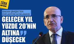 Bakan Şimşek'ten enflasyon açıklaması: "Gelecek yıl yüzde 20’nin altına düşecek"