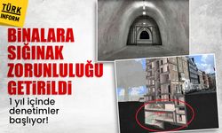Binalara sığınak zorunluluğu getirildi: 1 yıl içinde denetimler başlıyor!