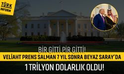 Suudi Arabistan Veliaht Prensi Salman 2018'den bu yana ilk kez Beyaz Saray’da!
