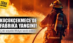 Küçükçekmece’de fabrika yangını! Çok sayıda ekip sevk edildi
