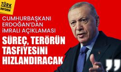 Cumhurbaşkanı Erdoğan’dan İmralı açıklaması: “Süreç, terörün tasfiyesini hızlandıracak”