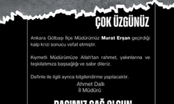 Gölbaşı İlçe Tarım Müdürü Murat Erşan vefat etti