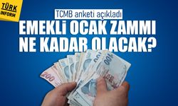 TCMB anketi açıkladı: Emekli ocak zammı ne kadar olacak?