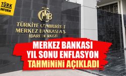 Merkez Bankası yıl sonu enflasyon tahminini açıkladı!