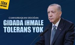 Cumhurbaşkanı Erdoğan: Gıdada ihmale tolerans yok
