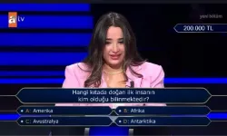 Hangi kıtada doğan ilk insanın kim olduğu bilinmektedir? Kim Milyoner Olmak İster sorusunun yanıtı Amerika mı, Afrika mı