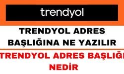 Trendyol adres başlığı nedir? Adres başlığı nasıl yazılır, ne amaçla kullanılır?