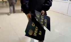 CHP'nin 'İmralı' resti sonrası Van'da saldırı: İlçe binasının tabelalarını kırdılar