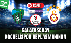 Kocaelispor - Galatasaray MAÇI CANLI İZLE TRENDYOL SÜPER LİG