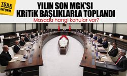 Yılın son MGK'sı Beştepe’de kritik gündemle bir araya geldi!