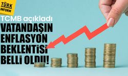 Merkez Bankası açıkladı: Vatandaşın enflasyon beklentisi belli oldu!