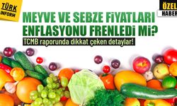 Meyve ve sebze fiyatları enflasyonu frenledi mi? TCMB raporunda dikkat çeken detaylar!