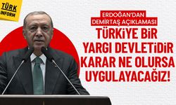 Erdoğan’dan Demirtaş açıklaması: 'Türkiye bir yargı devletidir, karar ne olursa uygulayacağız!'