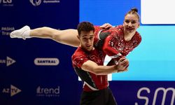 Türkiye Aerobik Cimnastik Şampiyonası'nda iki kategoride birden finale yükseldi