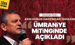 Özgür Özel, Akın Gürlek hakkındaki iddiasını Ümraniye mitinginde açıkladı