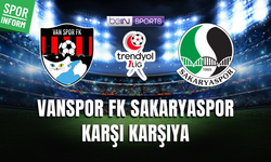 Vanspor FK - Sakaryaspor CANLI MAÇ YAYINI LİNKİ TRENDYOL 1. LİG