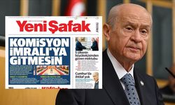Yenişafak’ın bugünkü manşeti “Komisyon İmralı’ya gitmesin”