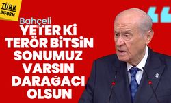 Bahçeli: Yeter ki terör bitsin, sonumuz varsın darağacı olsun