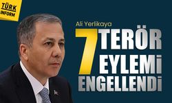 Ali Yerlikaya: 2025 yılının ilk 11 ayında 7 terör eylemi engellendi