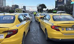 İstanbul'da taksiciler protestoda!