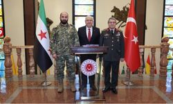 Bakan Güler, Suriye Genelkurmay Başkanı'nı kabul etti