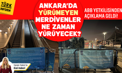 Ankara'da Milli Kütüphane metro istasyonunda yürüyen merdivenler neden çalışmıyor? Ne zaman çalışacak?