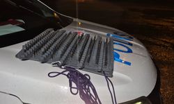 Bartın’da 30 kilometrelik polis kovalamacası sonunda iki şüpheli yakalandı