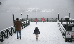 Abant Gölü Milli Parkı'ndan kartpostallık görüntüler...