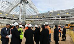 Vali Şahin, yeni 19 Mayıs Stadyumu inşaatını denetledi
