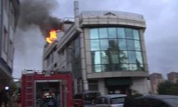 Ataşehir'de otel yangını! Ekipler müdahale ediyor