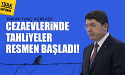 Bakan Tunç açıkladı: 11. Yargı Paketi yürürlükte! Tahliyeler resmen başladı