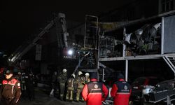 Başakşehir'de oto sanayi sitesinde yangın! 1 kişi kurtarılamadı