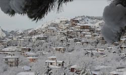 Beypazarı’nın yüksek kesimleri beyaza büründü