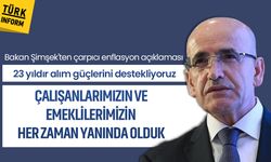 Bakan Şimşek'ten çarpıcı enflasyon açıklaması: "23 yıldır alım güçlerini destekliyoruz"