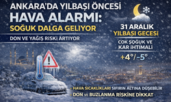 Ankara'da yılbaşında hava kaç derece olacak? Ankara 7 günlük hava durumu