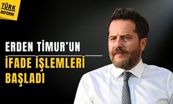 Erden Timur'un ifade işlemleri başladı