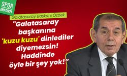Galatasaray Başkanı Özbek'ten TFF Başkanına sert sözler: "Kuzu kuzu dinlediler diyemezsin, haddinde öyle bir şey yok!"