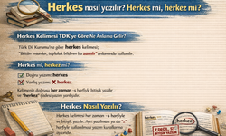 Herkes nasıl yazılır? Herkes mi, herkez mi?
