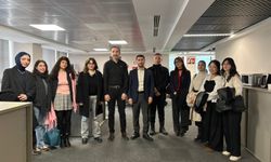 İletişim fakültesi öğrencileri haber üretim sürecini yerinde gözlemledi