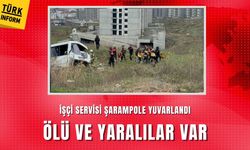 Esenyurt’ta servis faciası: Akşam saatlerinde şarampole yuvarlanan araçta can kaybı