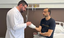 Kopan parmağını alıp Türkiye’ye geldi!