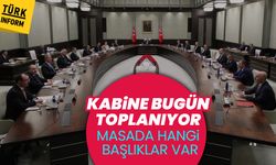 Kabine bugün toplanıyor: Beştepe’de kritik gündem başlıkları masada