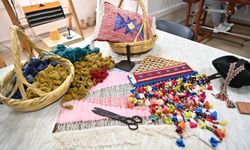 Mamak’ta kilim dokuma geleneği özel eğitim programıyla sürdürülüyor