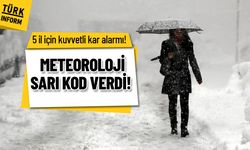 5 il için kuvvetli kar alarmı! Meteoroloji sarı kod verdi!